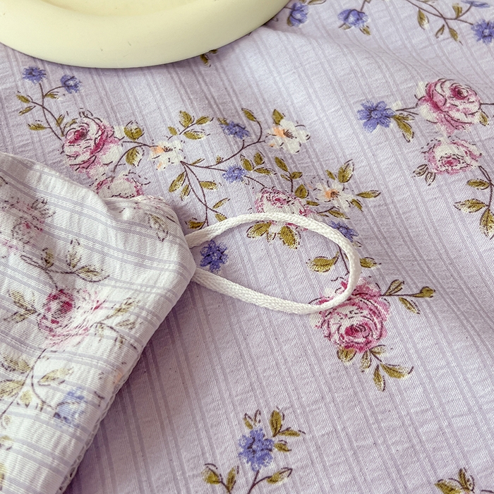 91家纺网 家纺一手货源 找家纺 壹号库 2025新款A类提花有氧彩竺绵四件套 陌上花开