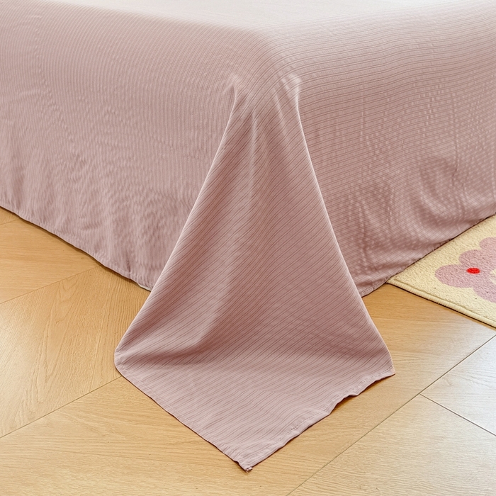 91家纺网 家纺一手货源 找家纺 壹号库 2025新款A类提花有氧彩竺绵四件套 水墨兰花