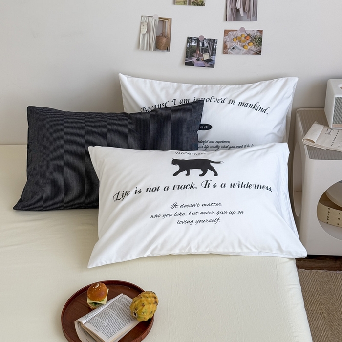 91家纺网 家纺一手货源 找家纺 （总）艾沁2025新款全棉数码印花单枕套