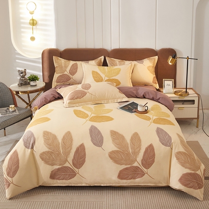 91家纺网 家纺一手货源 找家纺 （总）雲归梦 2025新款纯棉加厚磨毛多规格磨毛四件套