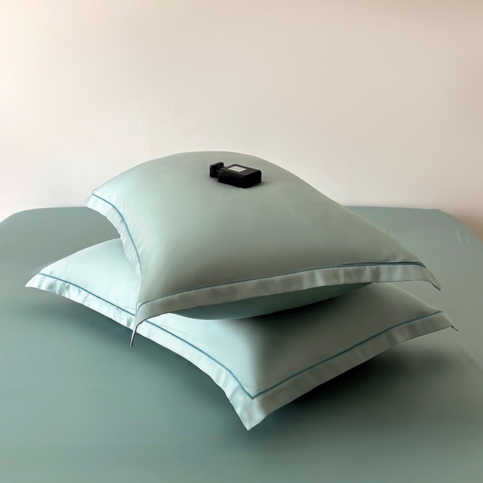 百寐 2025夏季凉感60S进口兰精天丝枕套50*80/40*60枕芯保护套莱赛尔纤维 芬兰
