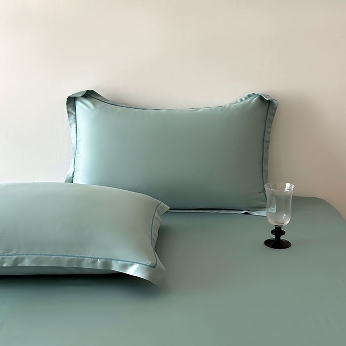 91家纺网 家纺一手货源 找家纺 百寐 2025夏季凉感60S进口兰精天丝枕套50*80/40*60枕芯保护套莱赛尔纤维 芬兰