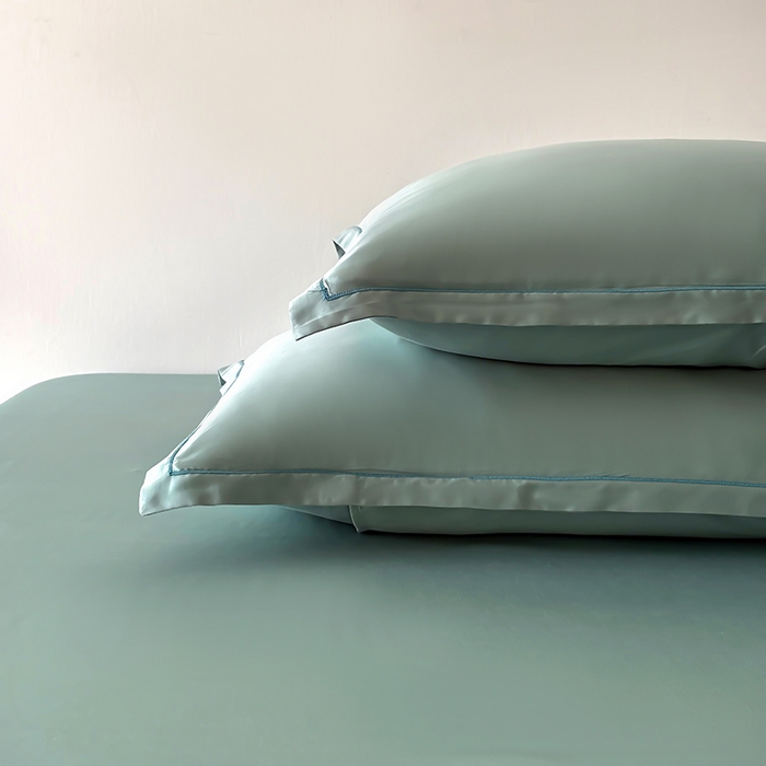 91家纺网 家纺一手货源 找家纺 百寐 2025夏季凉感60S进口兰精天丝枕套50*80/40*60枕芯保护套莱赛尔纤维 芬兰