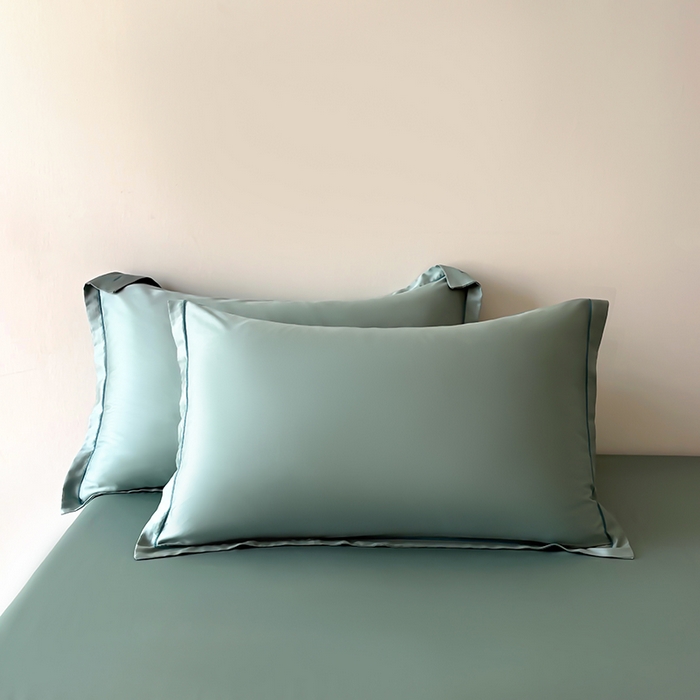 91家纺网 家纺一手货源 找家纺 百寐 2025夏季凉感60S进口兰精天丝枕套50*80/40*60枕芯保护套莱赛尔纤维 芬兰