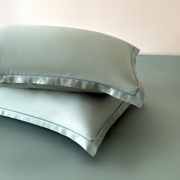 91家纺网 家纺一手货源 找家纺 百寐 2025夏季凉感60S进口兰精天丝枕套50*80/40*60枕芯保护套莱赛尔纤维 芬兰