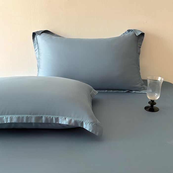 91家纺网 家纺一手货源 找家纺 百寐 2025夏季凉感60S进口兰精天丝枕套50*80/40*60枕芯保护套莱赛尔纤维 管兰