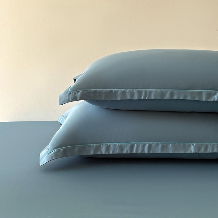 91家纺网 家纺一手货源 找家纺 百寐 2025夏季凉感60S进口兰精天丝枕套50*80/40*60枕芯保护套莱赛尔纤维 管兰