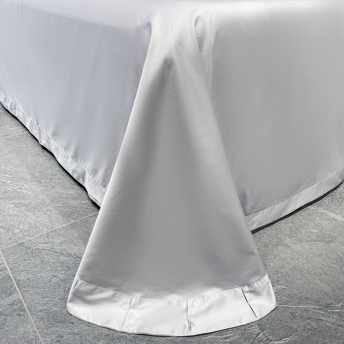 91家纺网 家纺一手货源 找家纺 皇寝世家家居 2025新款全棉新疆长绒棉100支四件套刺绣款- 亦舒系列 亦舒-孔雀蓝