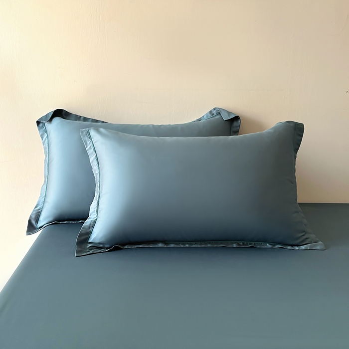 91家纺网 家纺一手货源 找家纺 百寐 2025夏季凉感60S进口兰精天丝枕套50*80/40*60枕芯保护套莱赛尔纤维 管兰