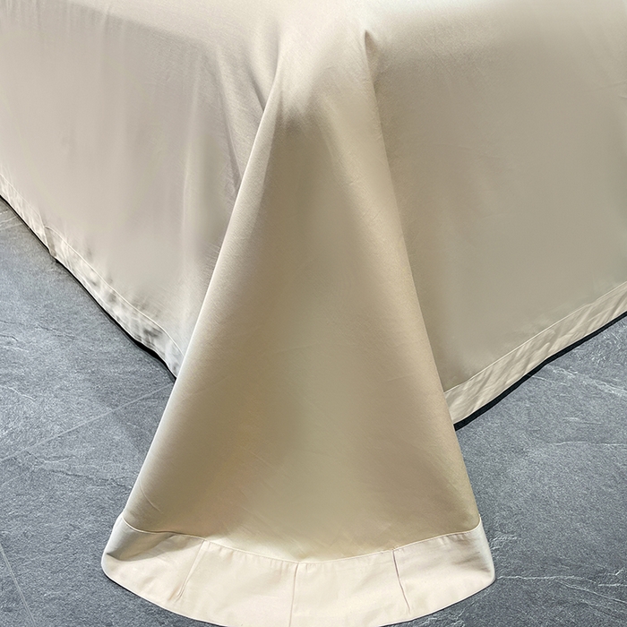 91家纺网 家纺一手货源 找家纺 皇寝世家家居 2025新款全棉新疆长绒棉100支四件套刺绣款- 亦舒系列 亦舒-星云灰