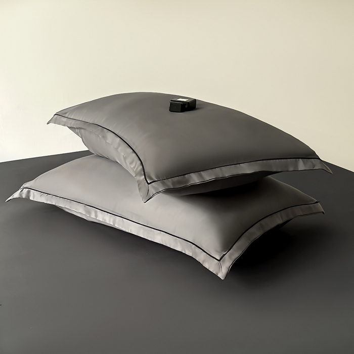 91家纺网 家纺一手货源 找家纺 百寐 2025夏季凉感60S进口兰精天丝枕套50*80/40*60枕芯保护套莱赛尔纤维 夜巴黎