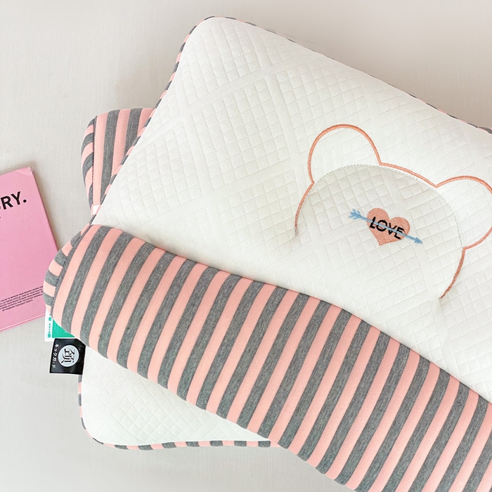 91家纺网 家纺一手货源 找家纺 卓昌枕芯 2025新款学生情侣针织牵引护颈枕枕头枕芯 针织牵引--粉色