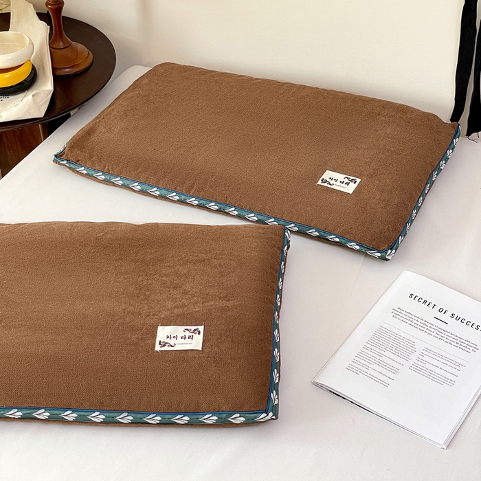 91家纺网 家纺一手货源 找家纺 卓昌枕芯 2025新款舒适清爽透气麻绒荞麦枕头枕芯 麻绒荞麦枕-咖