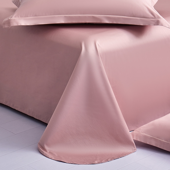 91家纺网 家纺一手货源 找家纺 皇寝世家家居 2025新款A类双股100全棉四件套-柔梦系列 柔梦-粉色