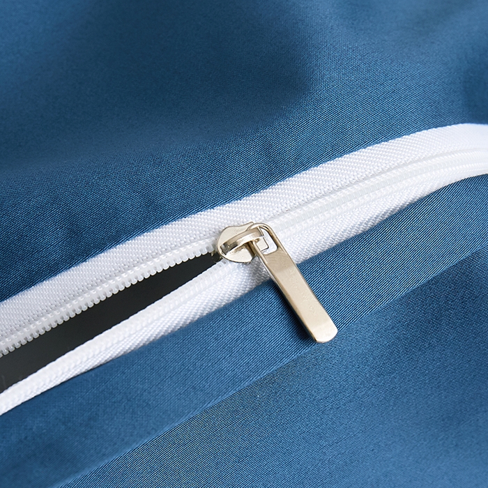 91家纺网 家纺一手货源 找家纺 皇寝世家家居 2025新款A类双股100全棉四件套-柔梦系列 柔梦-海蓝色