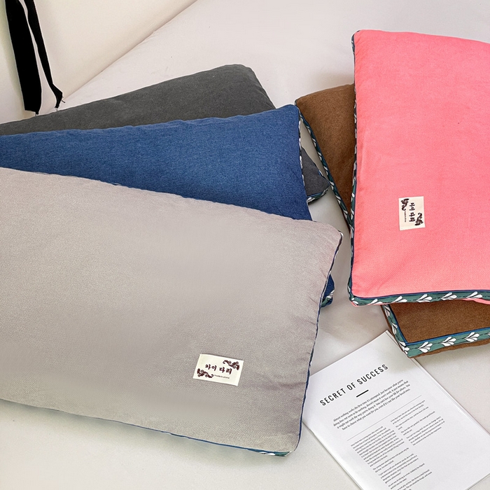 91家纺网 家纺一手货源 找家纺 卓昌枕芯 2025新款舒适清爽透气麻绒荞麦枕头枕芯 麻绒荞麦枕-深灰