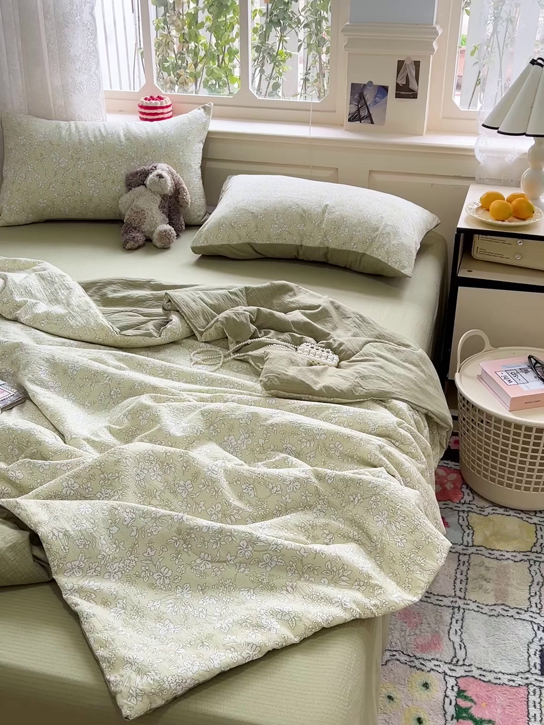 91家纺网 家纺一手货源 找家纺 一比一家纺 2025新款云感皱皱纱简单款夏被夏凉被空调被四件套 安夏