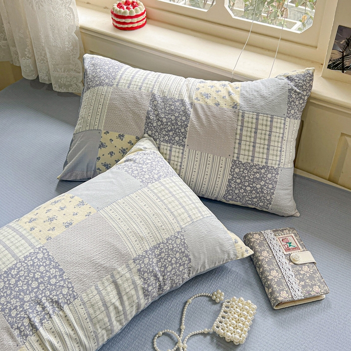 91家纺网 家纺一手货源 找家纺 一比一家纺 2025新款云感皱皱纱简单款夏被夏凉被空调被四件套 百福兰