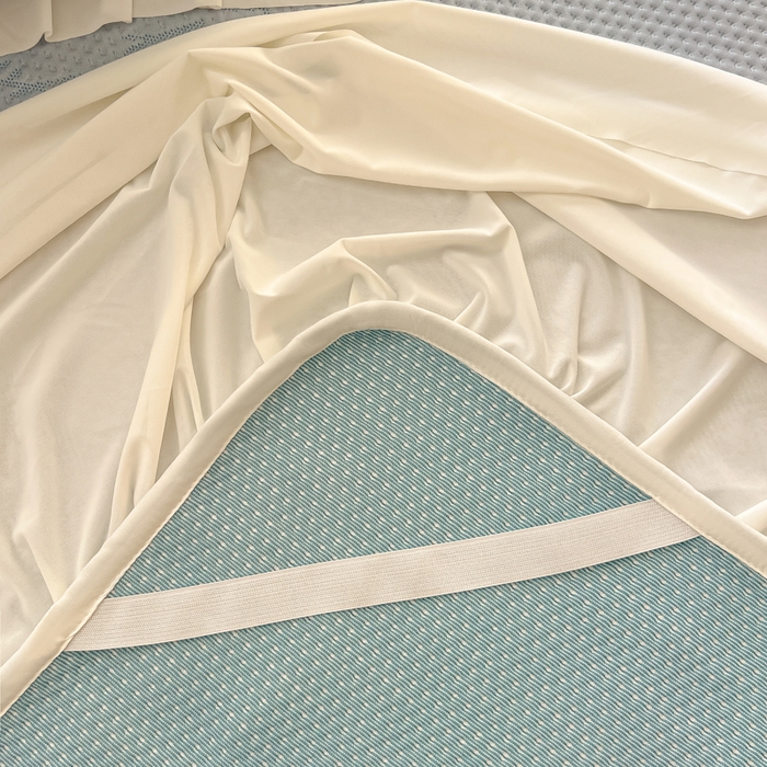 91家纺网 家纺一手货源 找家纺 繁花家居 2025新款冰岛赋能凉席席子凉席三件套-蝴蝶公主 蝴蝶公主-蓝