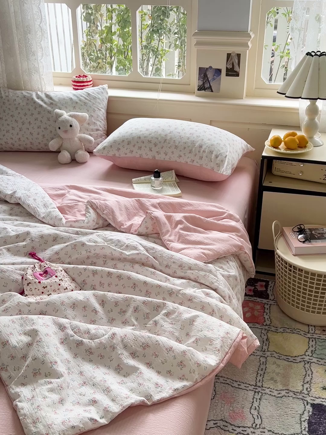 91家纺网 家纺一手货源 找家纺 一比一家纺 2025新款云感皱皱纱简单款夏被夏凉被空调被四件套 花期