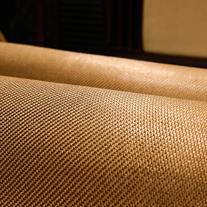 91家纺网 家纺一手货源 找家纺 绒艺席业 2025新款抗菌刺绣凉感冰藤席 腊肠狗-优雅金