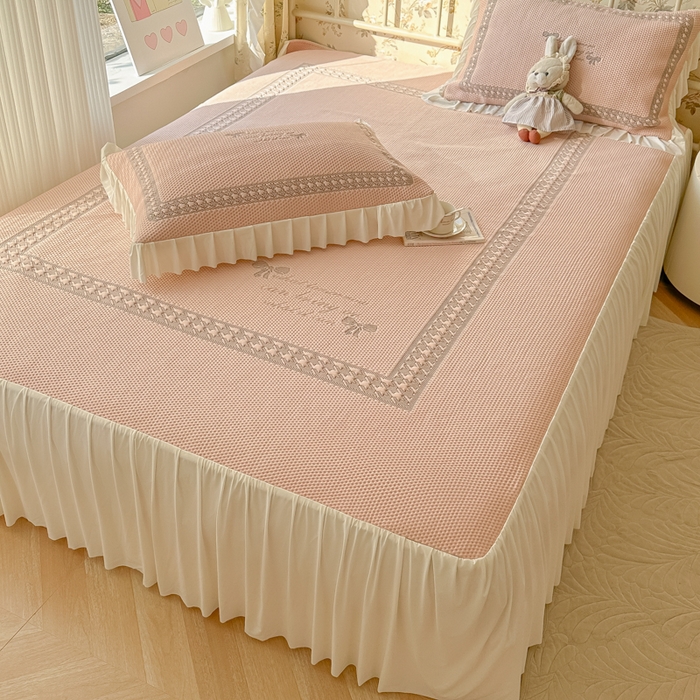 91家纺网 家纺一手货源 找家纺 （总）繁花家居 2025新款冰岛赋能凉席席子凉席三件套-蝴蝶公主