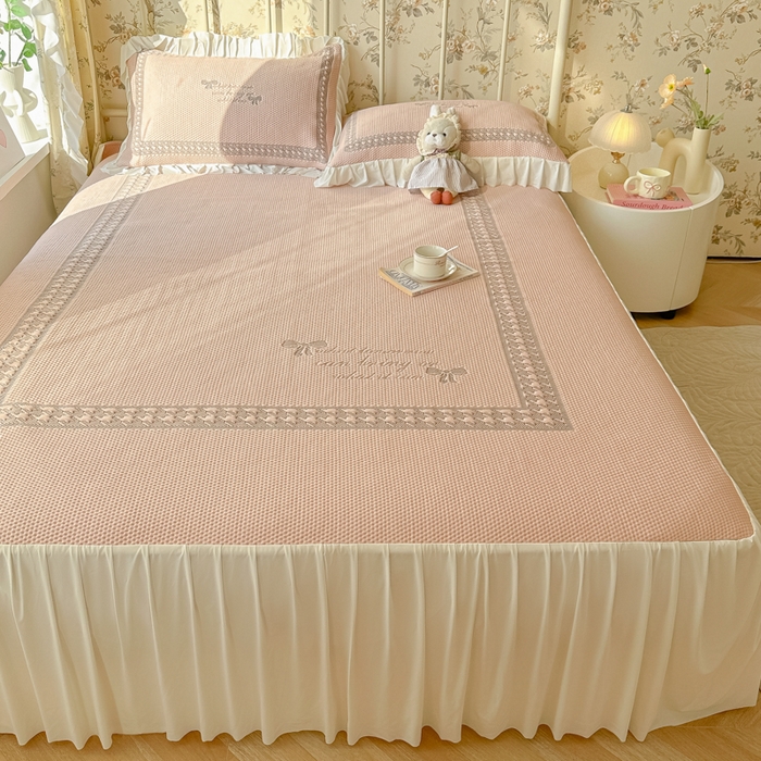 91家纺网 家纺一手货源 找家纺 （总）繁花家居 2025新款冰岛赋能凉席席子凉席三件套-蝴蝶公主