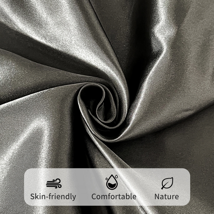 91家纺网 家纺一手货源 找家纺  2025外贸跨境电商亚马逊速卖通色丁单床笠三件套欧美尺寸多多跨境平台TEMU希音虾皮笠高30cm 色丁-深灰