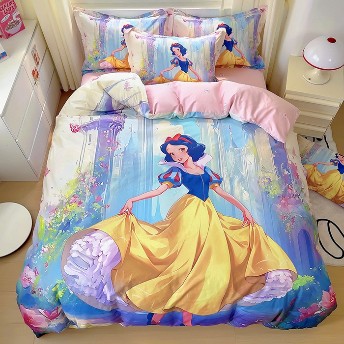 91家纺网 家纺一手货源 找家纺 （总）浩诚 2025新款原创设计女孩全棉四件套