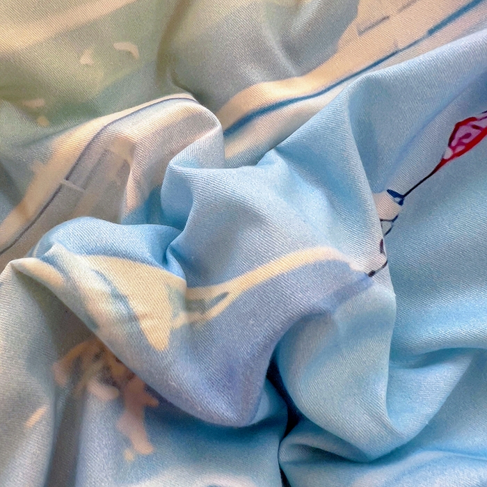 91家纺网 家纺一手货源 找家纺 浩诚 2025新款原创设计女孩全棉四件套 快乐宝贝