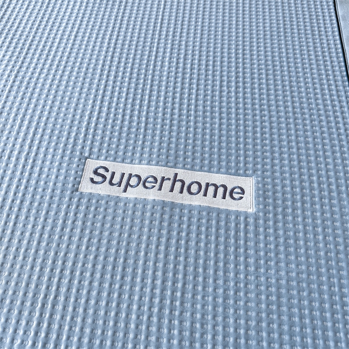 91家纺网 家纺一手货源 找家纺 笙意家纺 2025新款A类PE华夫格豆豆凉感软席-雅克系列 雅克-冰川绿