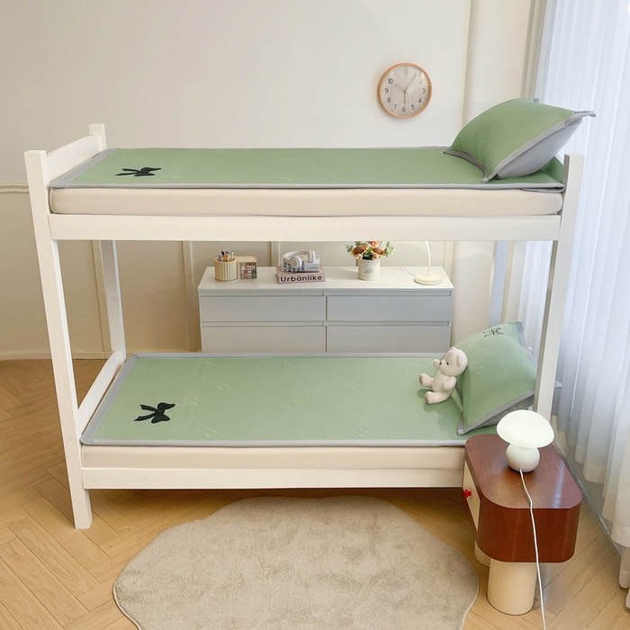 91家纺网 家纺一手货源 找家纺 （总）爱思凯家纺 2025新款【学生】PE冰豆豆凉席-绮梦系列-床席款