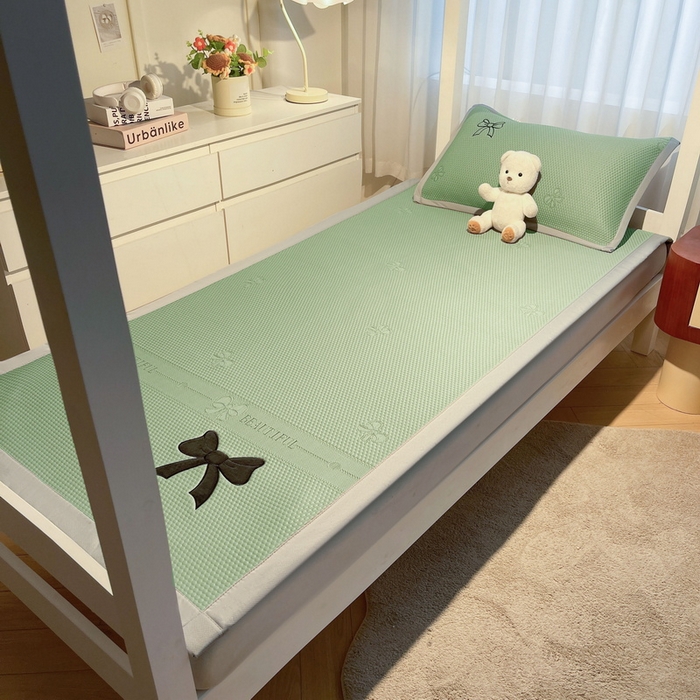 91家纺网 家纺一手货源 找家纺 （总）爱思凯家纺 2025新款【学生】PE冰豆豆凉席-绮梦系列-床席款