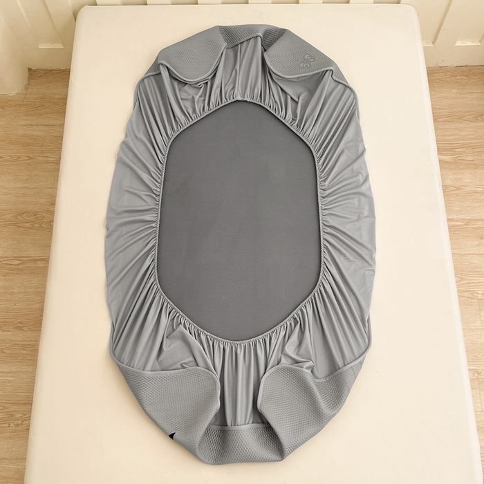 91家纺网 家纺一手货源 找家纺 （总）爱思凯家纺 2025新款【学生】PE冰豆豆凉席-绮梦系列-床笠款