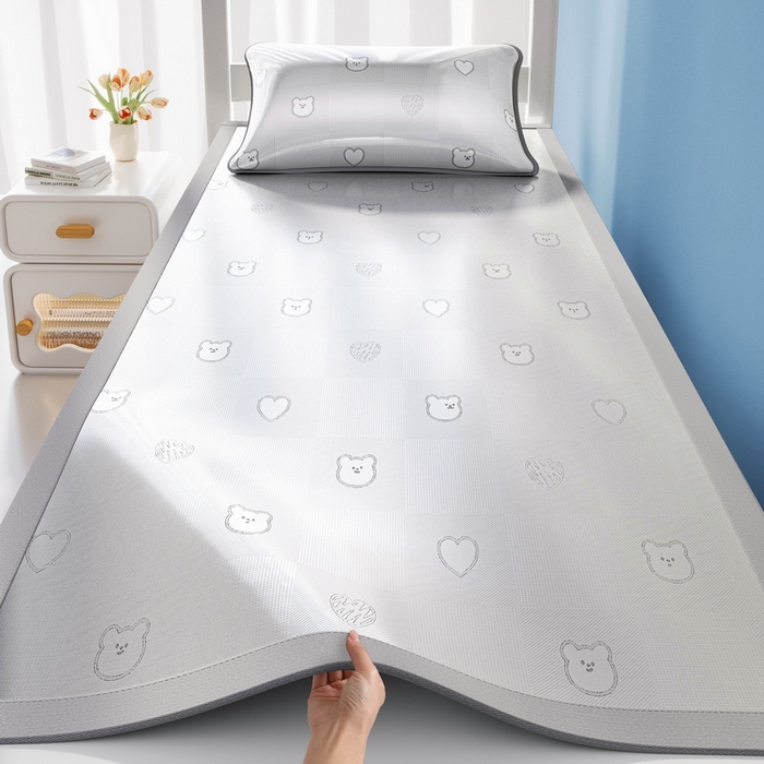 91家纺网 家纺一手货源 找家纺 （总）爱思凯家纺 2025新款【学生】元森系列冰丝席-床席款