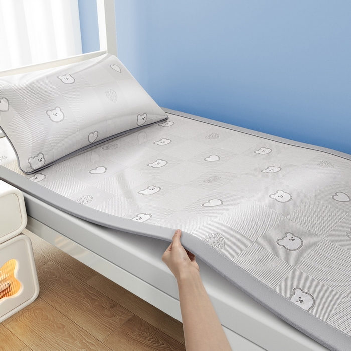 91家纺网 家纺一手货源 找家纺 （总）爱思凯家纺 2025新款【学生】元森系列冰丝席-床席款