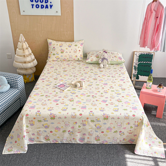 91家纺网 家纺一手货源 找家纺 （总）如约 2025新款全棉印花单床单