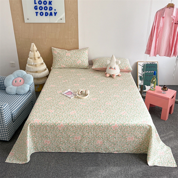 91家纺网 家纺一手货源 找家纺 （总）如约 2025新款全棉印花单床单