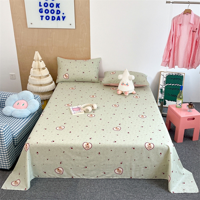 91家纺网 家纺一手货源 找家纺 （总）如约 2025新款全棉印花单床单