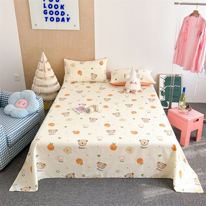 91家纺网 家纺一手货源 找家纺 （总）如约 2025新款全棉印花单床单