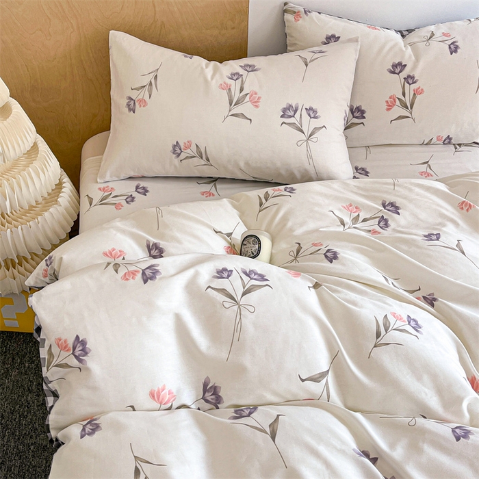 91家纺网 家纺一手货源 找家纺 （总）如约 2025新款全棉12868印花四件套