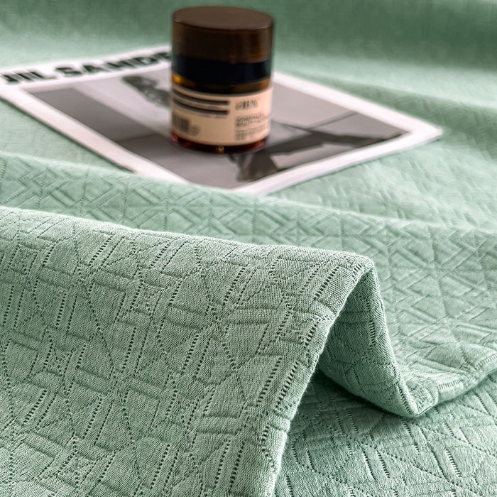 91家纺网 家纺一手货源 找家纺 世纪绒品 2025新款A类全棉纯棉三层纱多功能毛巾被盖毯床单夏被夏凉被空调被 素影-绿