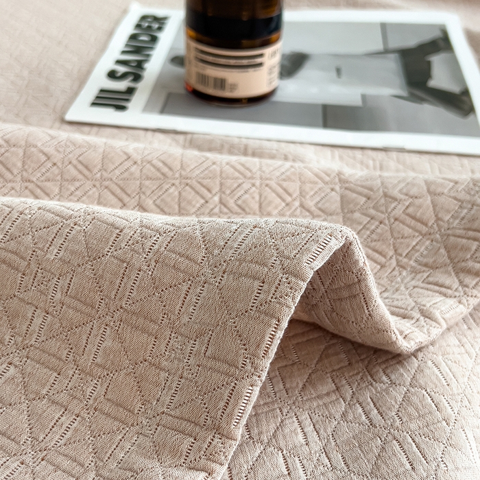 91家纺网 家纺一手货源 找家纺 世纪绒品 2025新款A类全棉纯棉三层纱多功能毛巾被盖毯床单夏被夏凉被空调被 素影-浅咖