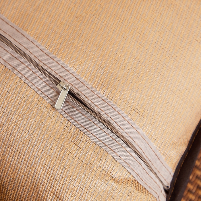 91家纺网 家纺一手货源 找家纺 （总）优波兔 2025新款跑量红藤金边荞麦壳枕（33x53） 荞麦壳夏凉枕