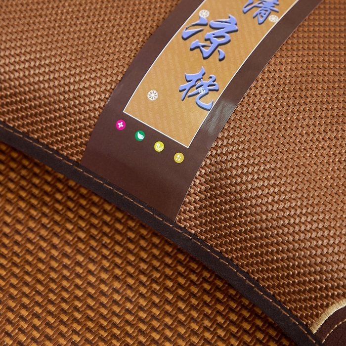 91家纺网 家纺一手货源 找家纺 （总）优波兔 2025新款夏凉枕冰藤中式一体式绣花圆枕（37x57）荞麦壳枕