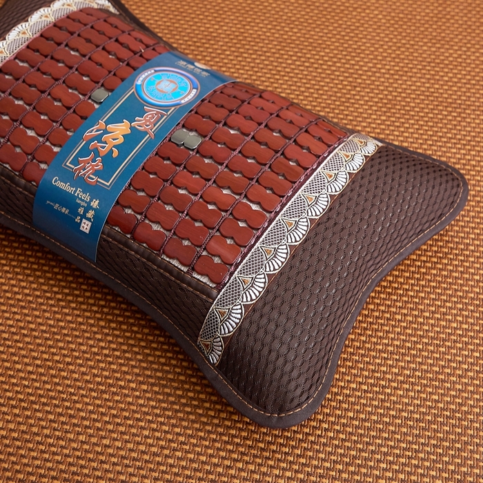 91家纺网 家纺一手货源 找家纺 （总）优波兔 2025新款清凉透气 磁疗麻将枕荞麦壳夏凉枕（35x55）