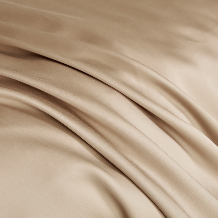 91家纺网 家纺一手货源 找家纺 ONE TWO ONE 121 2025【新款60支进口兰精天丝口袋枕款四件套】双拼四件套床上床品四件套被套床单床笠 可可棕