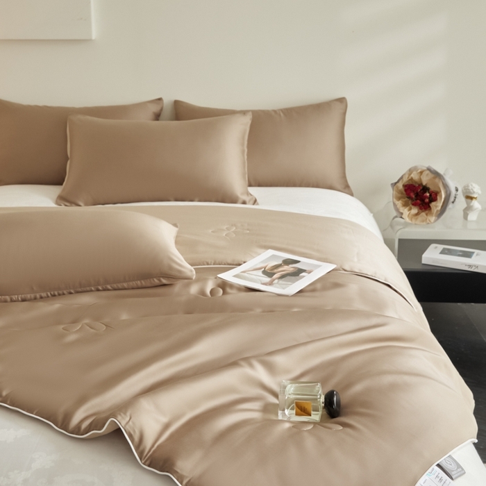 91家纺网 家纺一手货源 找家纺 （总）ONE TWO ONE 121 2025新款天丝夏被夏凉被空调被-清凉与夏系列【填充抗菌纤维有质检】