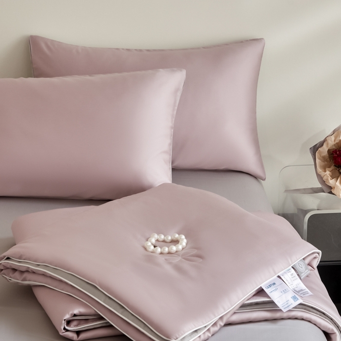 91家纺网 家纺一手货源 找家纺 ONE TWO ONE 121 2025新款天丝夏被夏凉被空调被-清凉与夏系列【填充抗菌纤维有质检】 与夏-芋果