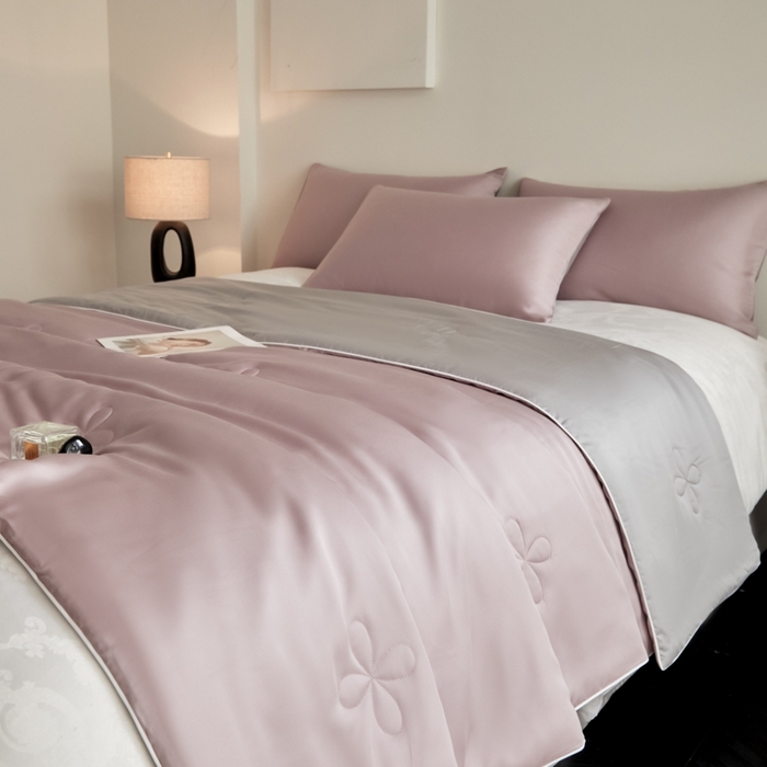 91家纺网 家纺一手货源 找家纺 ONE TWO ONE 121 2025新款天丝夏被夏凉被空调被-清凉与夏系列【填充抗菌纤维有质检】 与夏-芋果